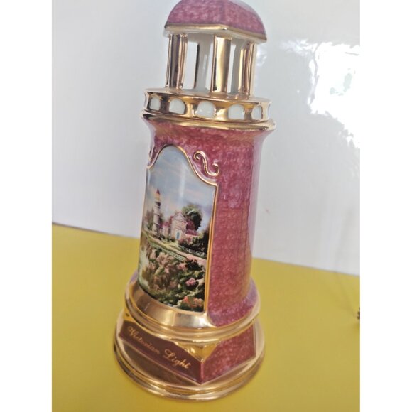 2004 Thomas Kinkade Painter of Light “Victorian Light” Lighthouse Lamp - Picture 2 of 9